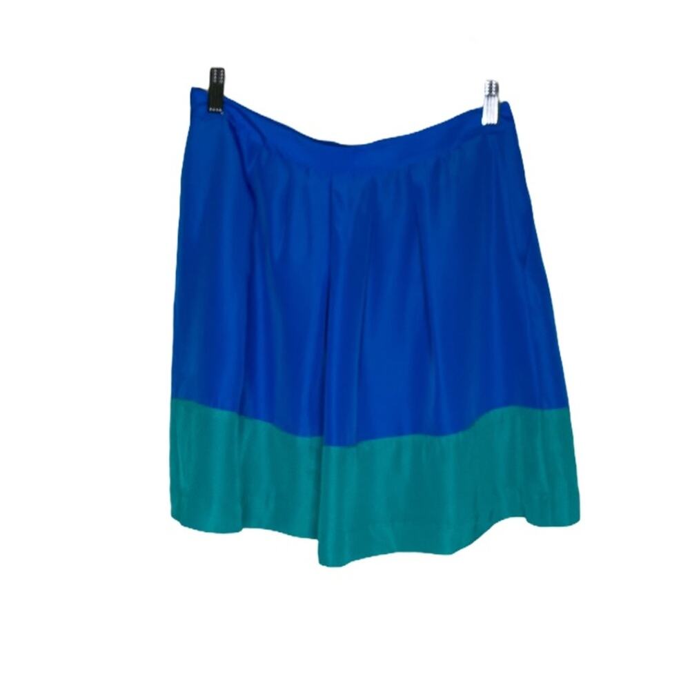 J. Crew color block circle skirt size 4